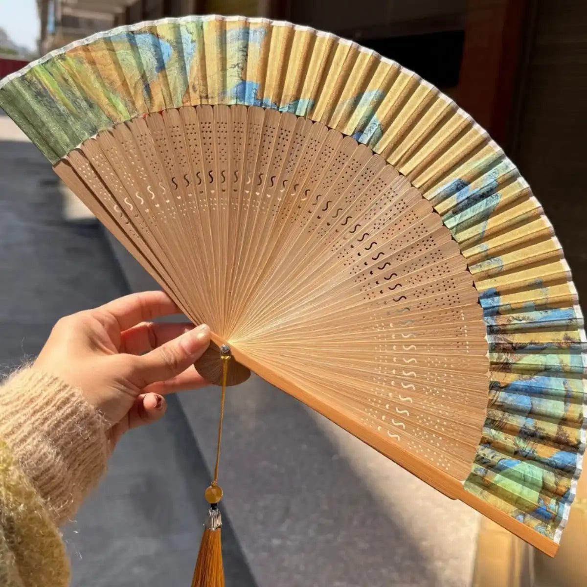Bamboo Folding Fan – 25 Styles Available