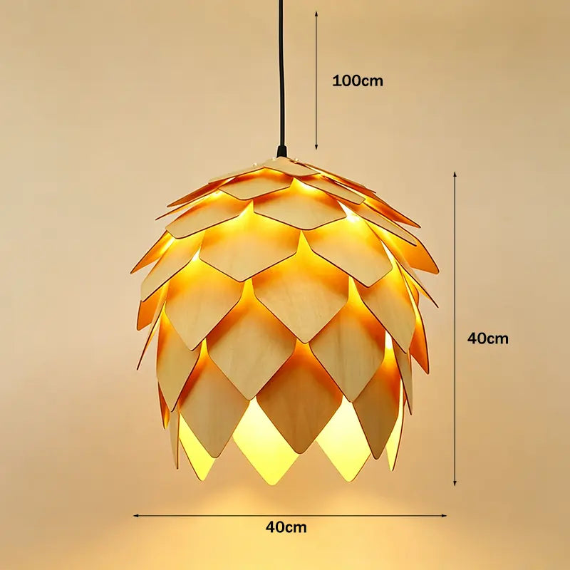 Warm Wood Pendant Lamp|3 Options Available