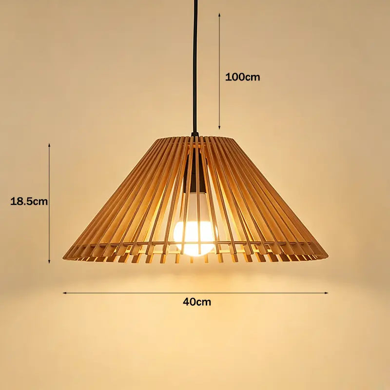 Minimalist Wood Pendant Light|12 Options Available