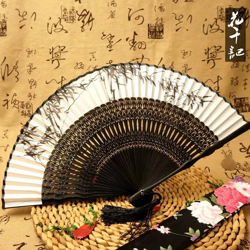 Bamboo Folding Fan – 25 Styles Available