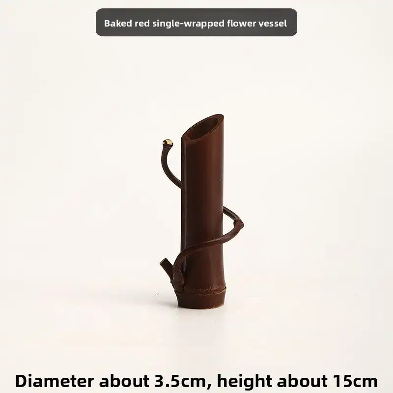 Handwoven Bamboo Zen Flower Vase – 29 Styles Available