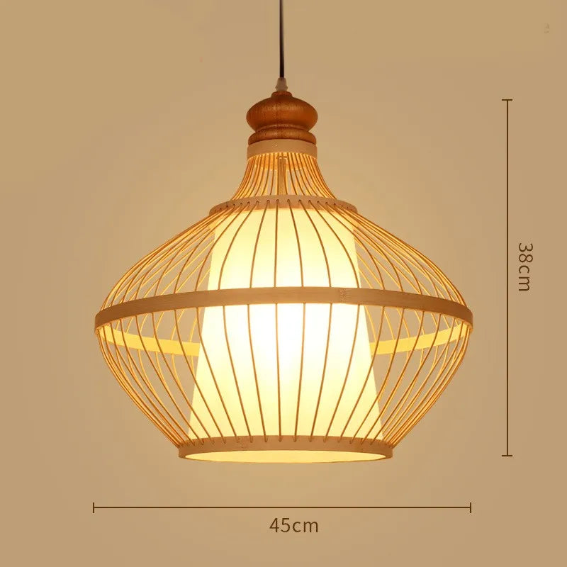 Zen Bamboo Chandelier| Home & Commercial Use|80 Options Available