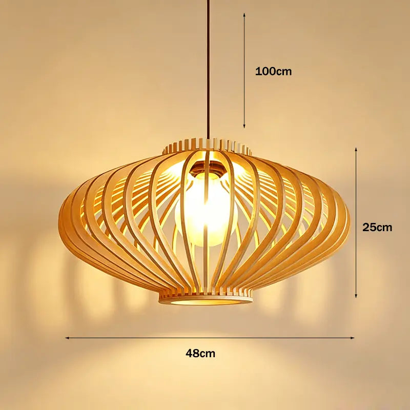 Natural Wood Tea Room Light|5 Options Available