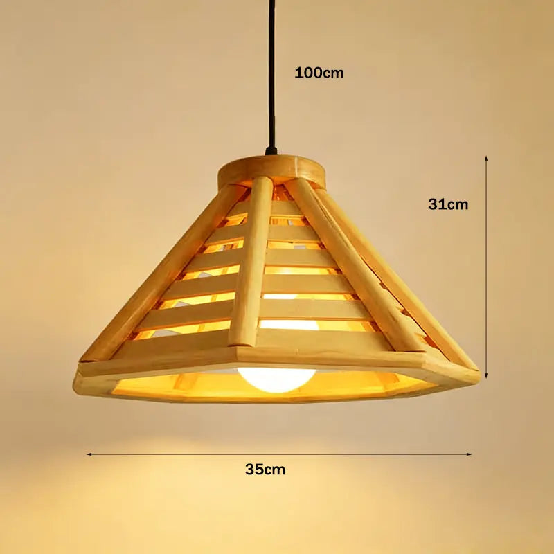 Natural Wood Tea Room Light|5 Options Available