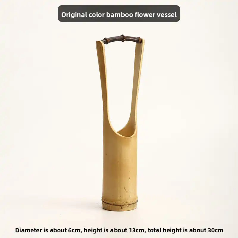 Handwoven Bamboo Zen Flower Vase – 29 Styles Available