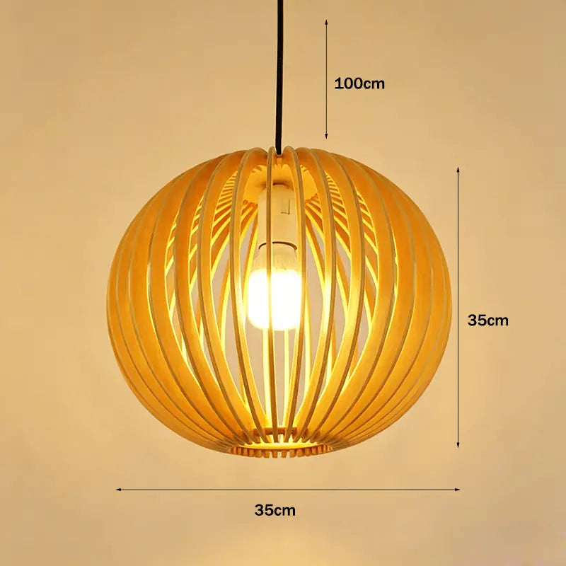 Natural Wood Tea Room Light|5 Options Available