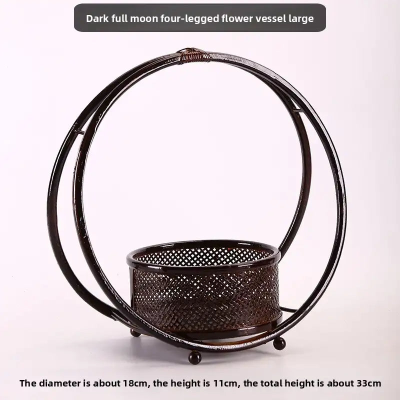 Handwoven Bamboo Zen Flower Vase – 29 Styles Available