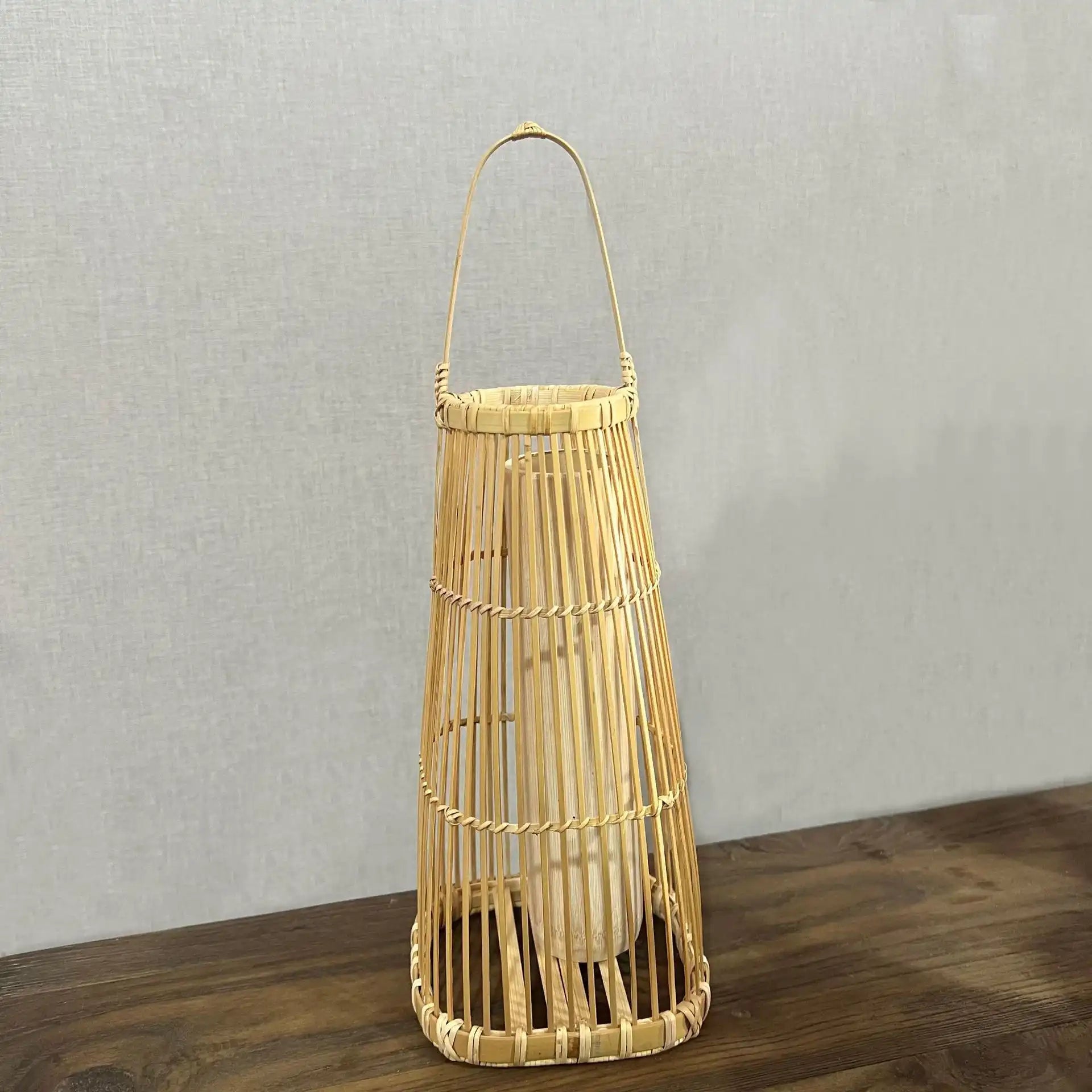 Handwoven Bamboo Zen Flower Vase – 29 Styles Available
