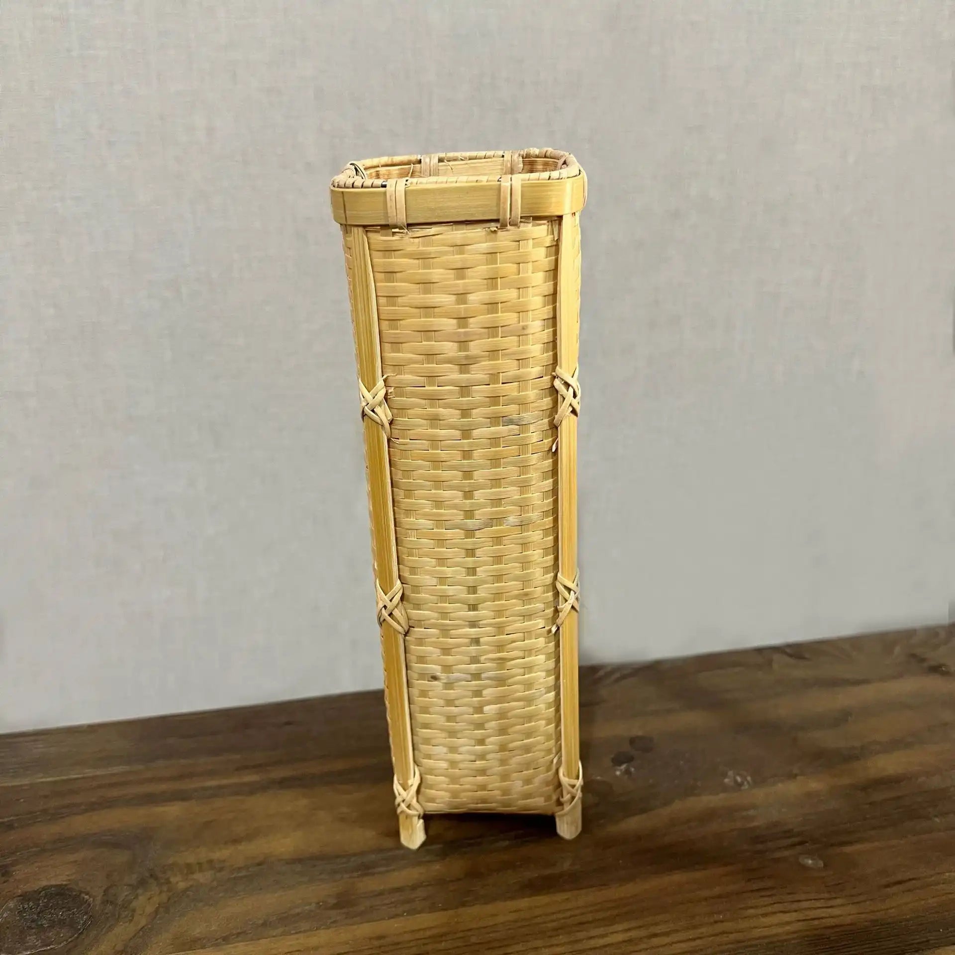Handwoven Bamboo Zen Flower Vase – 29 Styles Available