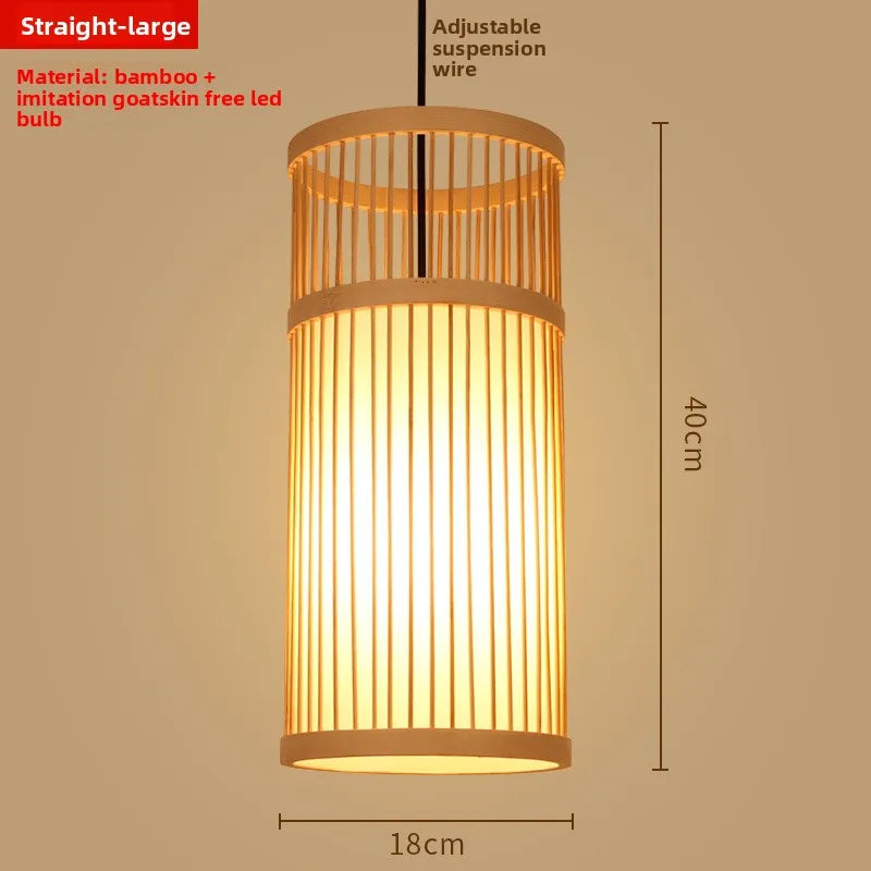 Zen Bamboo Chandelier | 80+ Woven Styles | Home & Commercial Use