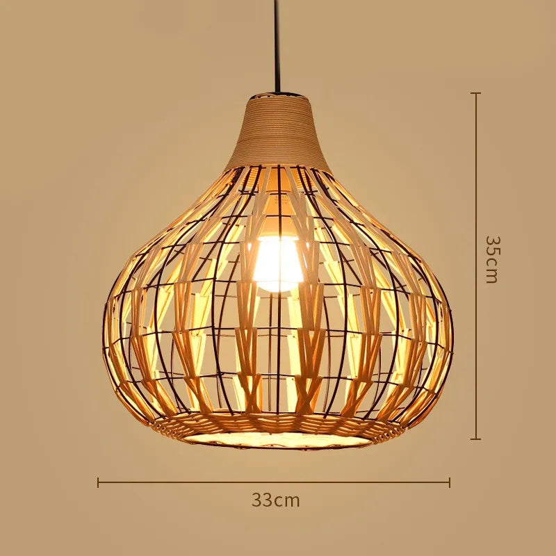 Zen Bamboo Chandelier| Home & Commercial Use|80 Options Available