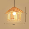Handwoven Bamboo Pendant Light D|10 Options Available