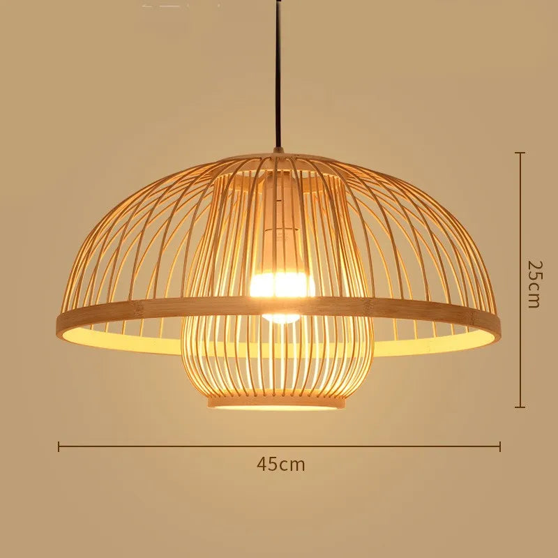 Zen Bamboo Chandelier| Home & Commercial Use|80 Options Available