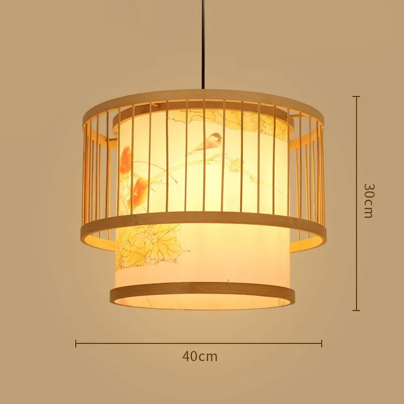 Zen Bamboo Chandelier| Home & Commercial Use|80 Options Available
