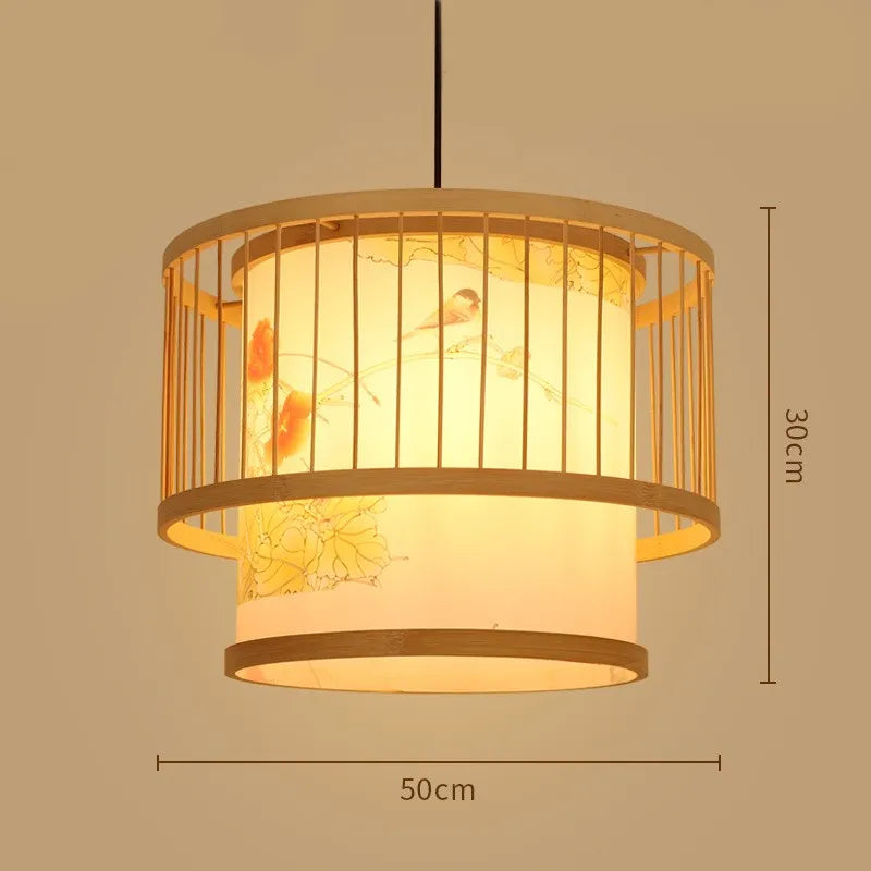 Zen Bamboo Chandelier| Home & Commercial Use|80 Options Available