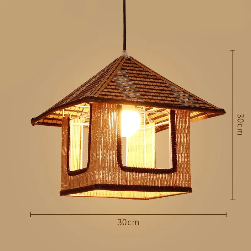 Zen Bamboo Chandelier| Home & Commercial Use|80 Options Available