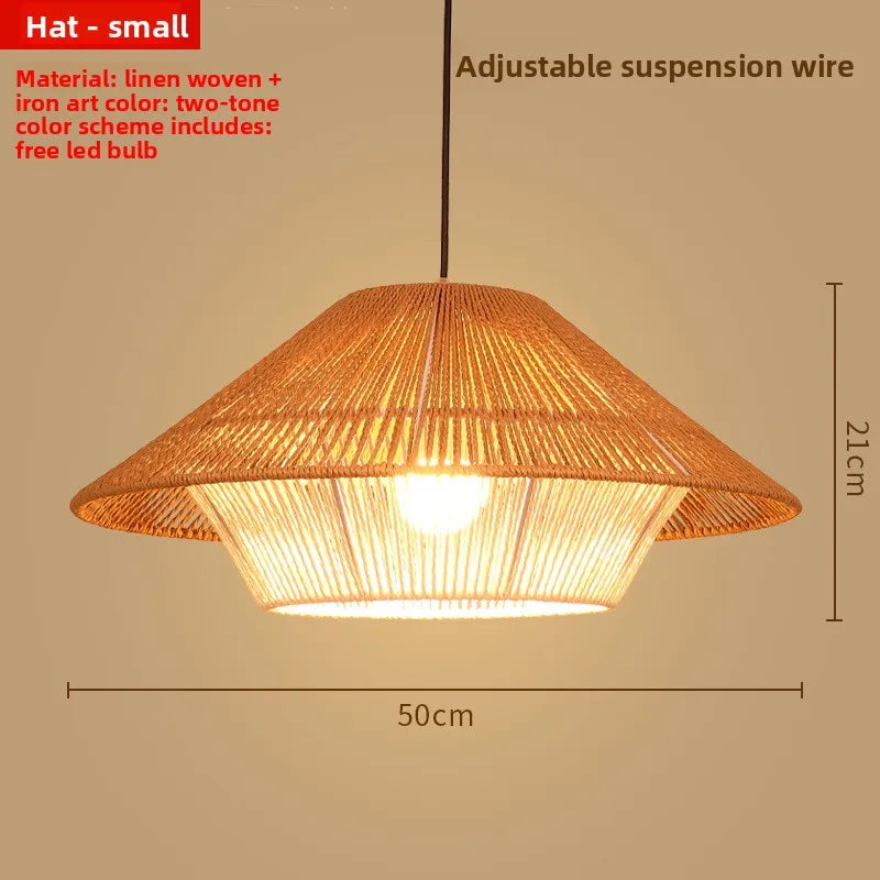 Zen Bamboo Chandelier | 80+ Woven Styles | Home & Commercial Use