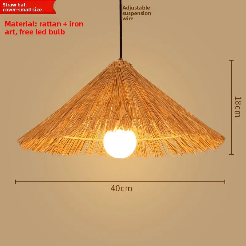 Zen Bamboo Chandelier | 80+ Woven Styles | Home & Commercial Use