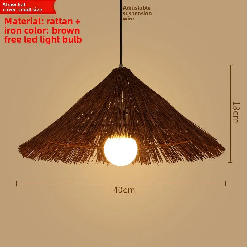 Zen Bamboo Chandelier | 80+ Woven Styles | Home & Commercial Use