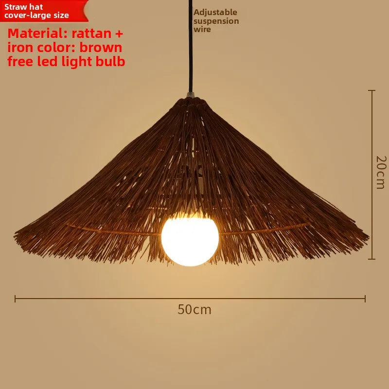 Zen Bamboo Chandelier | 80+ Woven Styles | Home & Commercial Use