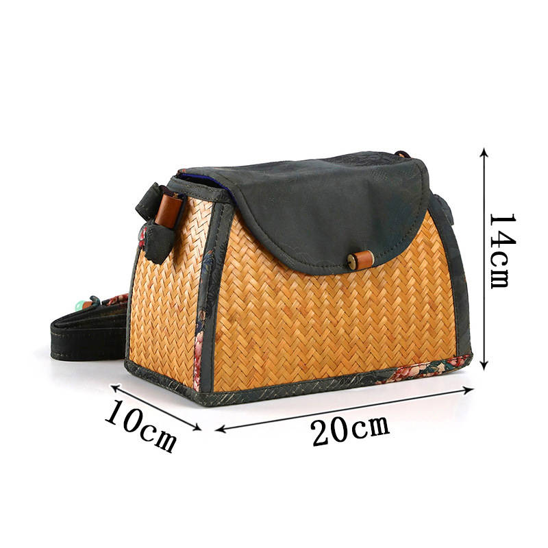 Handwoven Bamboo Tote Bag – 5 Styles Available