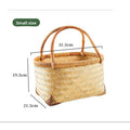 Handwoven Bamboo Shopping Basket – 3 Sizes Available