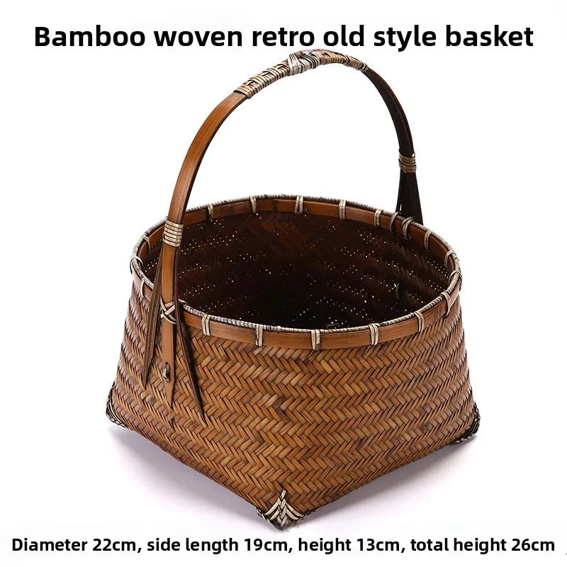 Bamboo Storage & Picnic Basket – 3 Options