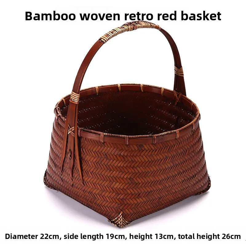 Bamboo Storage & Picnic Basket – 3 Options