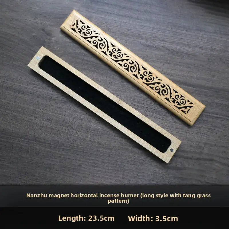 Bamboo Incense Burner Box – Home Zen Decor (4 Styles)
